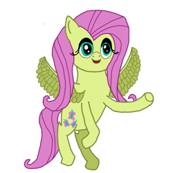 Size: 1000x1000 | Tagged: safe, artist:nate5700, derpibooru import, fluttershy, pegasus, pony, flying, simple background, solo, spread wings, white background, wings