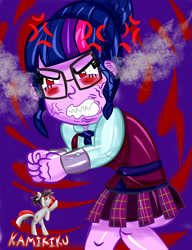 Size: 3000x3900 | Tagged: safe, artist:kamikiku, derpibooru import, sci-twi, twilight sparkle, equestria girls, 1000 hours in ms paint, angry