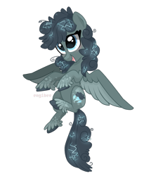 Size: 1325x1613 | Tagged: safe, artist:kaikururu, derpibooru import, oc, oc only, pegasus, pony, pegasus oc, simple background, smiling, transparent background, wings