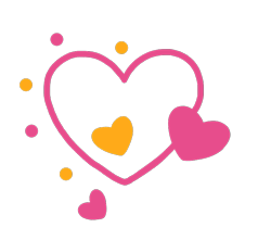 Size: 753x665 | Tagged: safe, artist:dartielarkie, derpibooru import, light heart, g2, barely pony related, cutie mark, cutie mark only, dots, heart, no pony, orange dot, orange heart, pink dot, pink heart, simple background, transparent background, vector