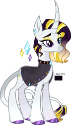 Size: 1082x1886 | Tagged: safe, artist:rickysocks, derpibooru import, rarity, pony, alternate design, heterochromia, simple background, solo, transparent background