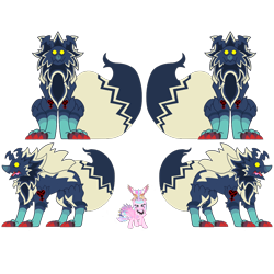 Size: 1200x1200 | Tagged: safe, artist:galeemlightseraphim, derpibooru import, oc, oc only, alicorn, pony, werewolf, wolf, alicorn oc, heartless, kingdom hearts, simple background, transparent background