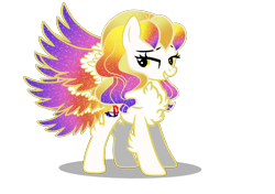 Size: 1700x1200 | Tagged: safe, artist:galeemlightseraphim, derpibooru import, oc, oc only, pegasus, pony, base used, chest fluff, ethereal mane, eyelashes, female, grin, mare, pegasus oc, simple background, smiling, starry mane, transparent background, wings