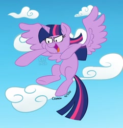 Size: 1277x1323 | Tagged: safe, artist:retroneb, derpibooru import, twilight sparkle, twilight sparkle (alicorn), alicorn, pony, female, flying, mare, solo