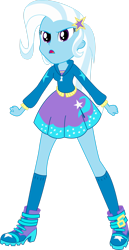 Size: 1280x2484 | Tagged: safe, artist:marcorulezzz, derpibooru import, trixie, equestria girls, simple background, solo, transparent background, vector