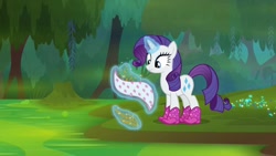 Size: 1920x1080 | Tagged: safe, derpibooru import, screencap, rarity, the end in friend, boots, glitter boots, shoes