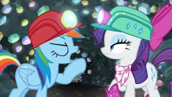 Size: 1920x1080 | Tagged: safe, derpibooru import, screencap, rainbow dash, rarity, the end in friend, boots, glitter boots, shoes