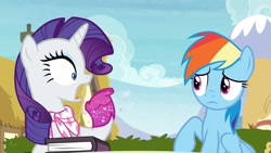 Size: 1920x1080 | Tagged: safe, derpibooru import, screencap, rainbow dash, rarity, the end in friend, boots, glitter boots, shoes