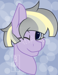 Size: 774x1001 | Tagged: safe, artist:bookieverse-nextgen, derpibooru import, oc, oc:comet flash, earth pony, base used, bookieverse, female, freckles, next generation, offspring, parent:star tracker, parent:twilight sparkle, parents:twitracker