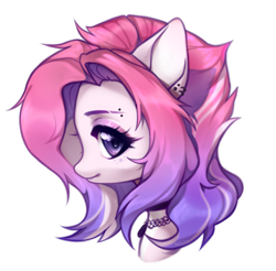 Size: 1111x1093 | Tagged: safe, artist:miioko, derpibooru import, oc, oc only, earth pony, pony, bust, earth pony oc, eyelashes, eyes closed, simple background, smiling, solo, transparent background