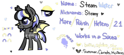 Size: 786x350 | Tagged: safe, artist:kaikururu, derpibooru import, oc, oc only, bat pony, pony, bat pony oc, bat wings, reference sheet, simple background, solo, transparent background, wings