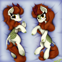 Size: 4000x4000 | Tagged: safe, artist:ser-p, derpibooru import, autumn blaze, kirin, absurd resolution, body pillow, body pillow design, solo