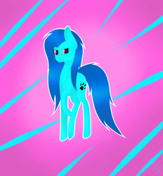 Size: 3560x3834 | Tagged: safe, artist:maneblue, derpibooru import, oc, oc only, earth pony, pony, abstract background, earth pony oc, female, mare, paw prints, raised hoof, raised leg, solo