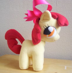 Size: 2107x2140 | Tagged: safe, artist:equestriapaintings, derpibooru import, apple bloom, earth pony, pony, female, filly, foal, irl, photo, plushie