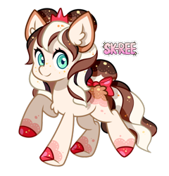 Size: 594x620 | Tagged: safe, artist:sk-ree, derpibooru import, oc, oc:fudge fantasia, earth pony, pony, bow, female, mare, simple background, solo, tail, tail bow, transparent background