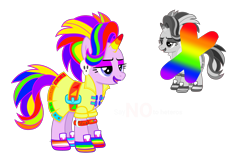 Size: 4000x2500 | Tagged: safe, derpibooru import, edit, starlight glimmer, pony, unicorn, 1000 hours in ms paint, clothes, colored horn, dress, dyed mane, edgelight glimmer, eyeshadow, eyestrain warning, female, gay pride flag, gradient horn, grayscale, horn, lesbian, lesbian pride flag, lidded eyes, lipstick, makeup, monochrome, needs more saturation, no, pride, pride flag, purple lipstick, rainbow, shoes, show accurate, simple background, skull, smiling, standing, text, transgender pride flag, transparent background, vector, vector edit, wat, x