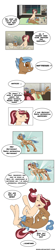 Size: 1155x5194 | Tagged: safe, artist:binidi, derpibooru import, oc, oc only, pony, comic, dialogue, female, male, mare, simple background, stallion, white background