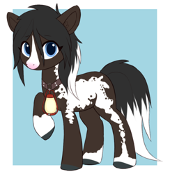 Size: 800x820 | Tagged: safe, artist:luminousdazzle, derpibooru import, horse, blue eyes, coat markings, colored, criollo, female, flat colors, lantern, looking at you, mare, raised hoof, raised leg, red dead redemption 2, simple background, solo, solo female