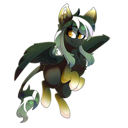 Size: 2000x2000 | Tagged: safe, artist:star-theft, derpibooru import, oc, oc only, pegasus, pony, big ears, chest fluff, ears, female, gradient hooves, leonine tail, mare, simple background, smiling, solo, spread wings, tail, transparent background, wings