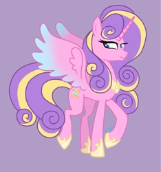 Size: 1915x2048 | Tagged: safe, artist:chelseawest, derpibooru import, princess skyla, colored wings, colored wingtips, petalverse, redesign, wings