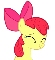 Size: 1266x1368 | Tagged: safe, artist:jan, derpibooru import, edit, edited screencap, screencap, apple bloom, pony, adorabloom, ask the crusaders, background removed, crying, cute, eyes closed, female, filly, foal, laughing, not a vector, scrunchy face, simple background, solo, stifling laughter, tears of laughter, teary eyes, transparent background