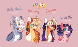 Size: 3266x2000 | Tagged: safe, artist:orphicswanart, derpibooru import, oc, oc:allegory, oc:claymore, oc:north star, oc:north winds, pegasus, pony, unicorn, alternate universe, au:chaoticverse, magical gay spawn, offspring, parent:flash sentry, parent:sunburst, parents:flashburst, solo, triplets