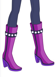 Size: 724x1001 | Tagged: safe, artist:thecheeseburger, derpibooru import, coloratura, equestria girls, boots, boots shot, countess coloratura, female, head out of frame, high heel boots, legs, pictures of legs, shoes, simple background, solo, white background