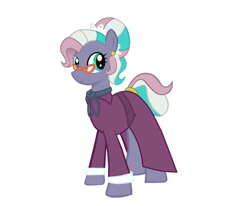 Size: 1280x1056 | Tagged: safe, artist:mr100dragon100, derpibooru import, razzaroo, earth pony, g3, clothes, dress, g3 to g4, generation leap, glasses, show accurate, simple background, transparent background
