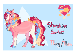 Size: 2400x1700 | Tagged: safe, artist:uunicornicc, derpibooru import, oc, oc:starshine sorbet, pony, bow, hair bow, tail, tail bow