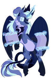 Size: 2060x3050 | Tagged: safe, artist:princessluna325, derpibooru import, oc, oc only, oc:woonabluemoon, alicorn, pony, collaboration, 2022 community collab, derpibooru community collaboration, simple background, solo, transparent background