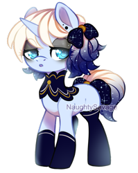 Size: 500x629 | Tagged: safe, artist:cabbage-arts, derpibooru import, oc, oc only, oc:poetic night, pony, unicorn, clothes, female, horn, simple background, socks, solo, transparent background, unicorn oc