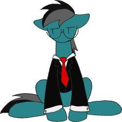 Size: 1638x1633 | Tagged: safe, artist:emc-blingds, derpibooru import, oc, oc only, earth pony, pony, clothes, earth pony oc, glasses, male, necktie, simple background, solo, stallion, suit, transparent background