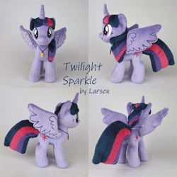 Size: 1000x1000 | Tagged: safe, artist:larsen toys, derpibooru import, twilight sparkle, twilight sparkle (alicorn), alicorn, original species, for sale, photo, plush pony, plushie, solo