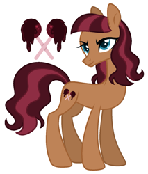 Size: 1067x1254 | Tagged: safe, artist:s0ftserve, derpibooru import, oc, earth pony, pony, female, mare, offspring, parent:cheese sandwich, parent:pinkie pie, parents:cheesepie, simple background, solo, transparent background