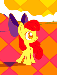 Size: 3024x4032 | Tagged: safe, artist:funkelpone, derpibooru import, apple bloom, earth pony, pony, female, filly, foal, solo