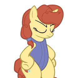 Size: 3964x4121 | Tagged: safe, artist:mlpmvguy, derpibooru import, oc, oc:fair devotion, pony, unicorn, absurd resolution, bipedal, clothes, elements of justice, eyes closed, female, frown, mare, one-piece swimsuit, simple background, solo, swimsuit, transparent background, vector