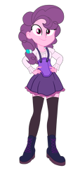 Size: 1536x3685 | Tagged: safe, artist:gmaplay, derpibooru import, sugar belle, equestria girls, clothes, equestria girls-ified, female, hand on hip, simple background, solo, transparent background