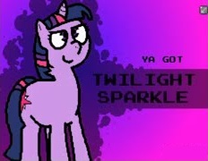 Size: 232x180 | Tagged: safe, artist:pokehidden, derpibooru import, twilight sparkle, banned from equestria daily, image, needs more jpeg, ya got