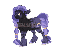 Size: 2900x2300 | Tagged: safe, artist:gigason, derpibooru import, oc, oc:moon cloud, earth pony, pony, female, mare, obtrusive watermark, scar, simple background, solo, transparent background, watermark