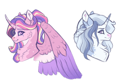 Size: 3764x2531 | Tagged: safe, artist:venommocity, derpibooru import, princess cadance, oc, oc:love letter, pony, offspring, parent:princess cadance, parent:shining armor, parents:shiningcadance, simple background, transparent background