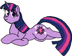 Size: 1126x885 | Tagged: safe, artist:icristal, derpibooru exclusive, derpibooru import, twilight sparkle, unicorn twilight, unicorn, g4, female, lying down, mare, simple background, solo, solo female, white background