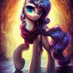 Size: 512x512 | Tagged: safe, derpibooru import, machine learning generated, pony, unicorn, bust, looking at you, not rarity, portrait, random pony, solo