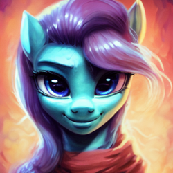 Size: 512x512 | Tagged: safe, derpibooru import, machine learning generated, pony, bust, looking at you, portrait, random pony, solo