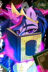 Size: 2000x3000 | Tagged: safe, artist:livitoza, derpibooru import, twilight sparkle, twilight sparkle (alicorn), alicorn, pony, book, solo