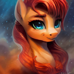 Size: 512x512 | Tagged: safe, derpibooru import, machine learning generated, pony, bust, looking at you, portrait, random pony, solo