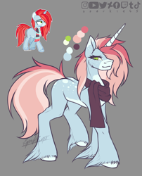 Size: 1332x1652 | Tagged: safe, artist:sparkie45, derpibooru import, oc, oc only, oc:neiry, pony, unicorn, coat markings, female, mare, redesign, solo, unshorn fetlocks