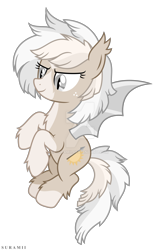 Size: 1920x3001 | Tagged: safe, artist:suramii, derpibooru import, oc, oc only, oc:cuddy, bat pony, pony, deviantart watermark, female, mare, obtrusive watermark, simple background, solo, transparent background, watermark