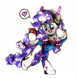 Size: 2591x2591 | Tagged: safe, artist:liaaqila, derpibooru import, oc, oc only, oc:cinnabyte, pony, adorkable, cute, d.va, dork, excited, gaming headset, headphones, headset, microphone, overwatch, phone, smiling, solo