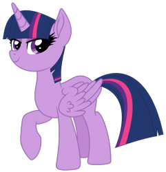 Size: 3450x3585 | Tagged: safe, artist:starshade, artist:twilyisbestpone, derpibooru import, twilight sparkle, twilight sparkle (alicorn), alicorn, pony, base used, cute, eyeshadow, female, high res, lidded eyes, looking at you, makeup, mare, pretty, raised hoof, raised leg, simple background, smiling, solo, transparent background, twiabetes