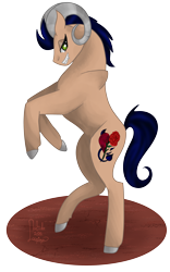 Size: 2500x4000 | Tagged: safe, artist:loopina, derpibooru import, oc, oc:panzael, original species, succubus, cutie mark, flirting, incubes, male, pocctober, simple background, solo, stallion, transparent background